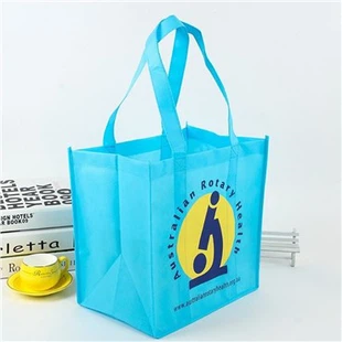 Long Handle Non Woven Tote Bags Shopping Bags